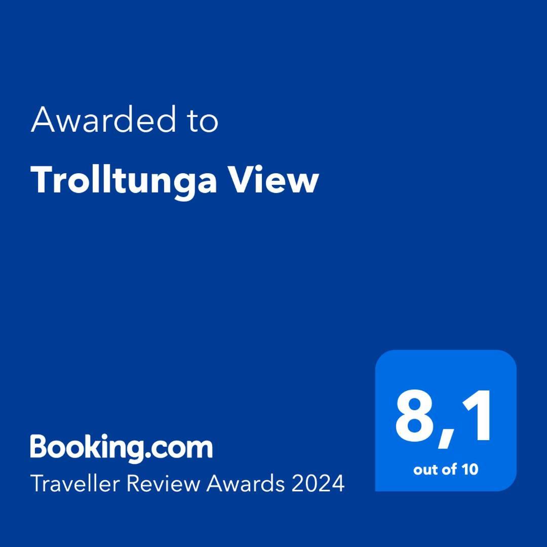 蒂瑟达尔Trolltunga View公寓 外观 照片