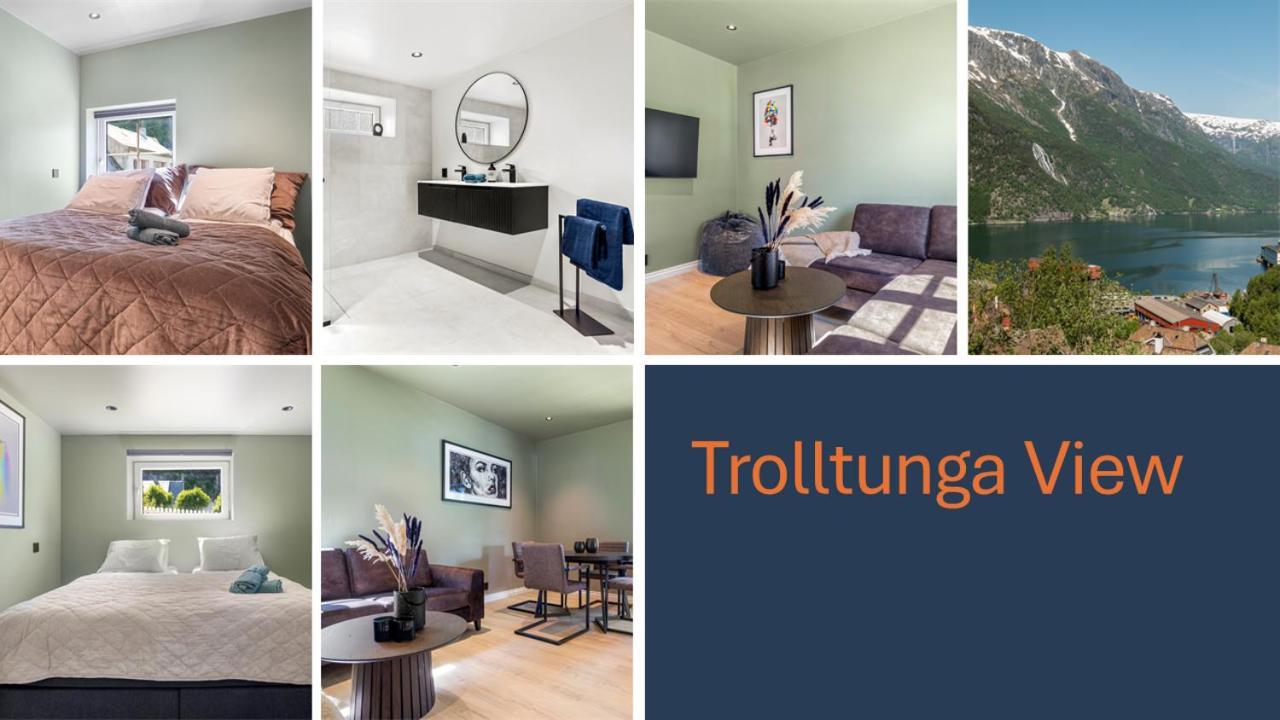 蒂瑟达尔Trolltunga View公寓 外观 照片